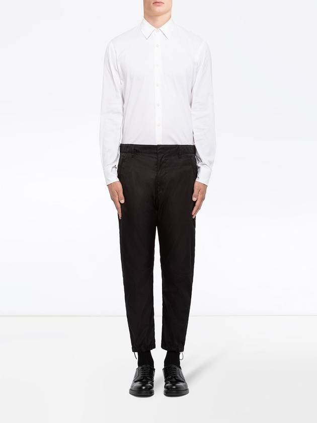 Re-Nylon Straight Pants Black - PRADA - BALAAN 3