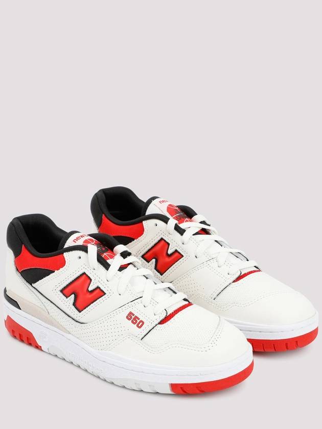 550 Lace-Up Low-Top Sneakers True Red Sea Salt - NEW BALANCE - BALAAN 4