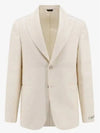 Motif Blazer Jacket Light Beige - FENDI - BALAAN 2