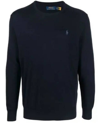 Embroidery Pony Knit Top Navy - POLO RALPH LAUREN - BALAAN 2