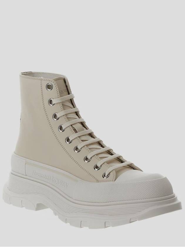 Tread Slick High Top Sneakers Beige - ALEXANDER MCQUEEN - BALAAN 3