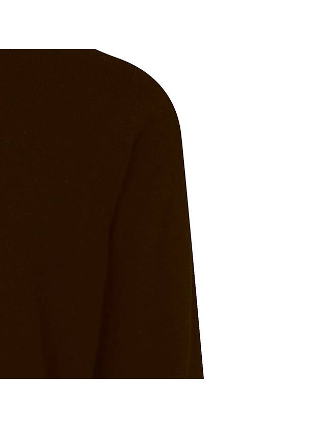 Malo Dark Brown Cashmere Jumper - MALO - BALAAN 4