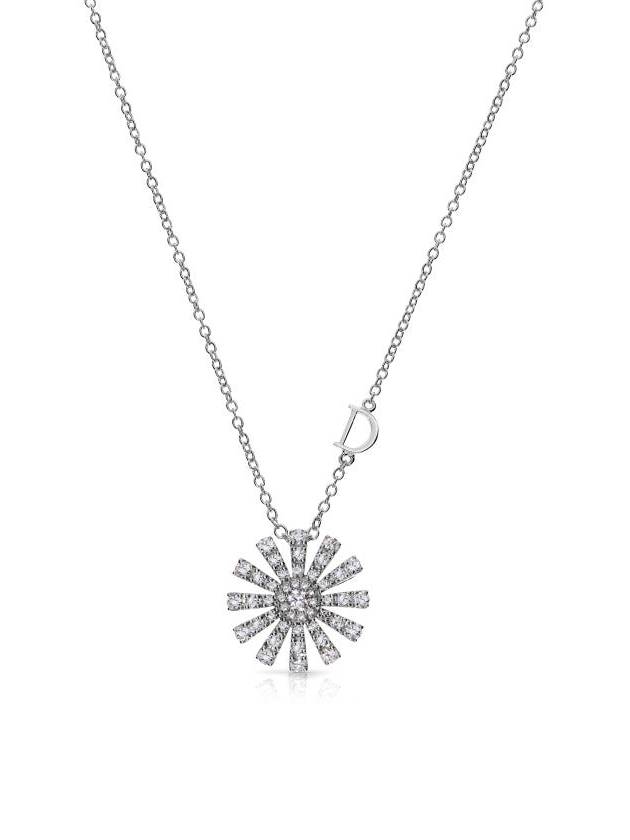 White gold necklace set with diamonds 16 mm 20072760 - DAMIANI - BALAAN 1