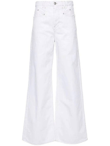 Lemony High Rise Wide Jeans PA0052FAB1H06I - ISABEL MARANT - BALAAN 1