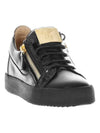 May London Gold Low Top Sneakers Black - GIUSEPPE ZANOTTI - BALAAN 5