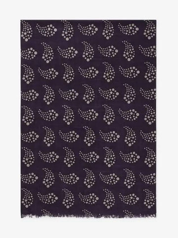 Paisley Scarf Purple PU060PURPLE - NEEDLES - BALAAN 1