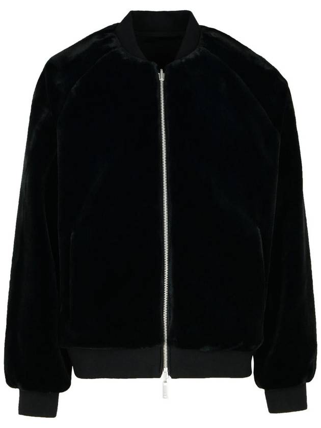 Moose Knuckles 'Bunny' Black Polyester Bomber Jacket - MOOSE KNUCKLES - BALAAN 4