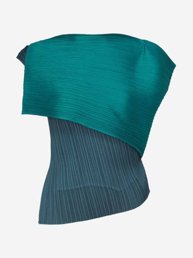 Efficient Square Pleated Sleeveless Blue - ISSEY MIYAKE - BALAAN 2