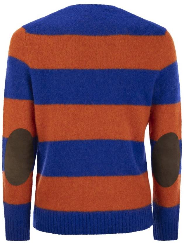 Striped jersey with suede patches - POLO RALPH LAUREN - BALAAN 2