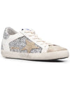 Superstar Glitter Low Top Sneakers Grey - GOLDEN GOOSE - BALAAN 5