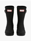 Original Matte Short Rain Boots Black - HUNTER - BALAAN 4