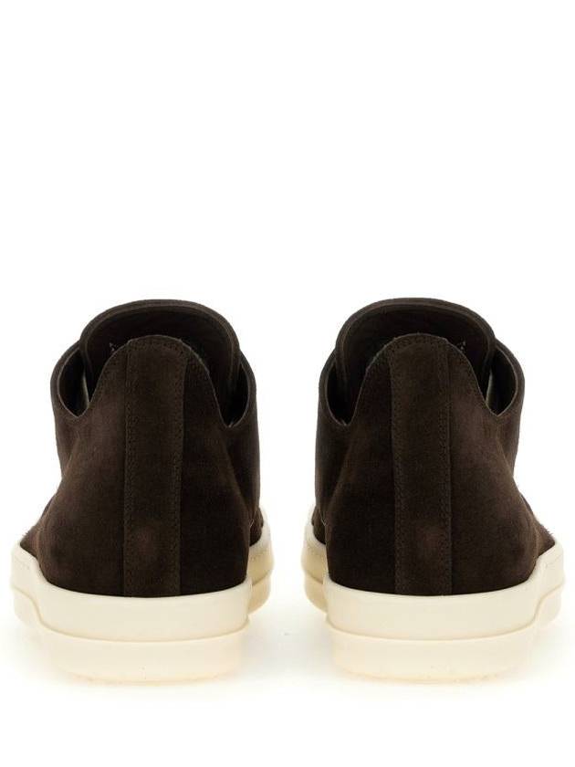 Rick Owens Low Leather Sneaker - RICK OWENS - BALAAN 3