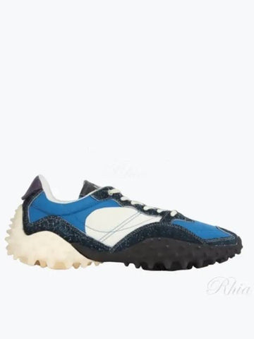 Fugu Suede Azure Unisex Sneakers Shoes - EYTYS - BALAAN 1