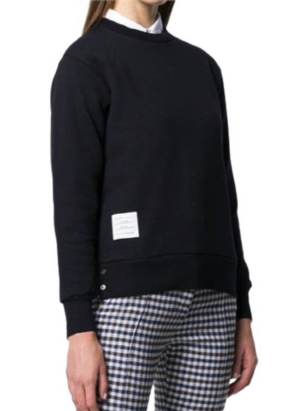 Center Back RWB Stripe Classic Loopback Crewneck Sweatshirt Navy - THOM BROWNE - BALAAN 5