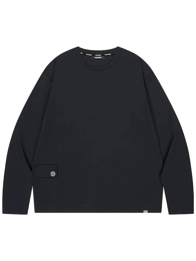 Sorona Crew Neck Long Sleeve TShirt Black - OFFGRID - BALAAN 4