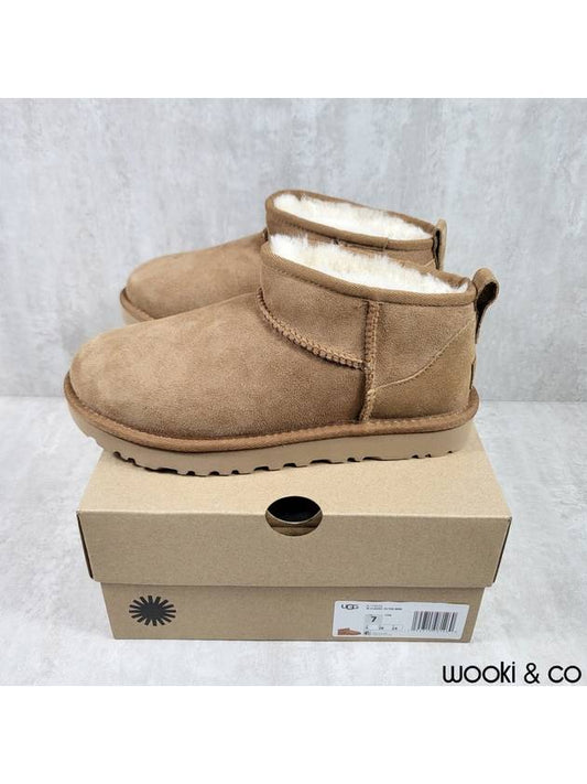 Women's Classic Ultra Mini Winter Boots Chestnut - UGG - BALAAN 2