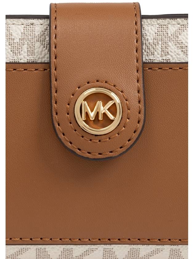 Michael Michael Kors Wallet With Logo, Women's, Brown - MICHAEL KORS - BALAAN 5