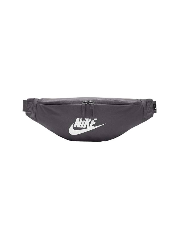 Logo Heritage Belt Bag Charcoal - NIKE - BALAAN.