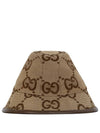 Jumbo GG Canvas Bucket Hat Brown - GUCCI - BALAAN 2