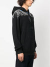 Grizzly Wings Regular Hoodie Black - MARCELO BURLON - BALAAN 4