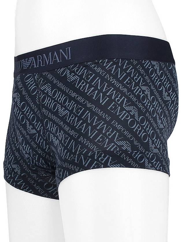 Men's Allover Logo Briefs Marinepero - EMPORIO ARMANI - 4