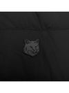 Puffer Bold Fox Head Patch Nylon Hood Padding Black - MAISON KITSUNE - BALAAN 6