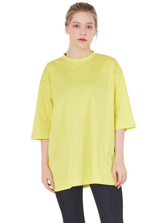 Point Fix Women's Diet Training Sweat Warmer Overfit Sleeve Yellow - HOTSUIT - BALAAN 1