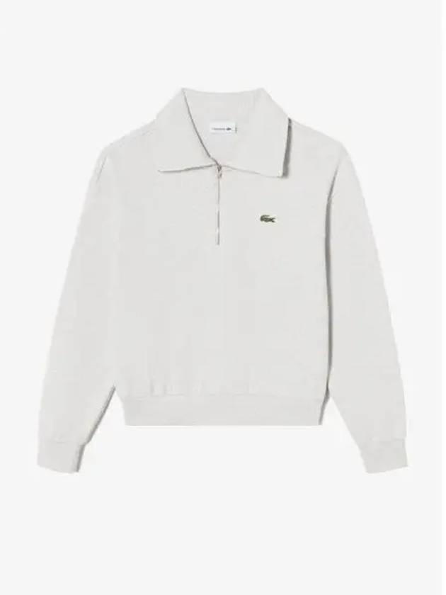 Women s half zip up t shirt SF276E 54N 70V domestic product GQ2N24090541907 - LACOSTE - BALAAN 1