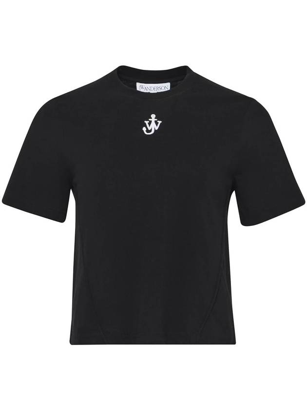 JW Anderson Anchor-Embroidered T-Shirt - JW ANDERSON - BALAAN 1