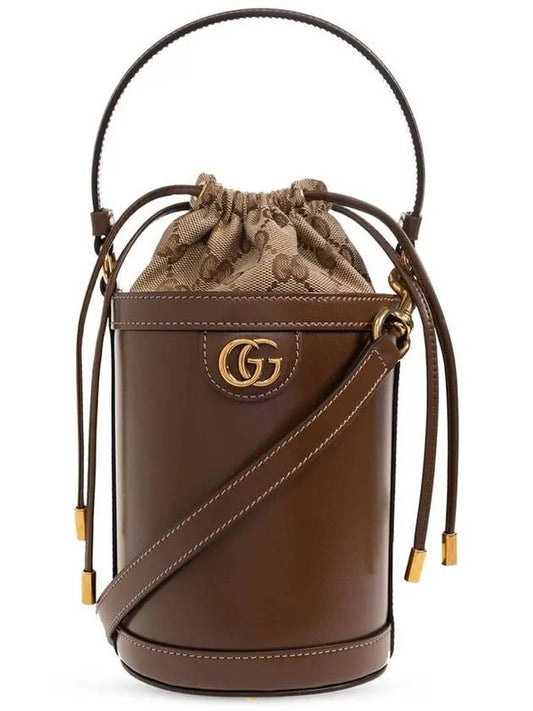 Ophidia Mini Bucket Bag Brown - GUCCI - BALAAN 2