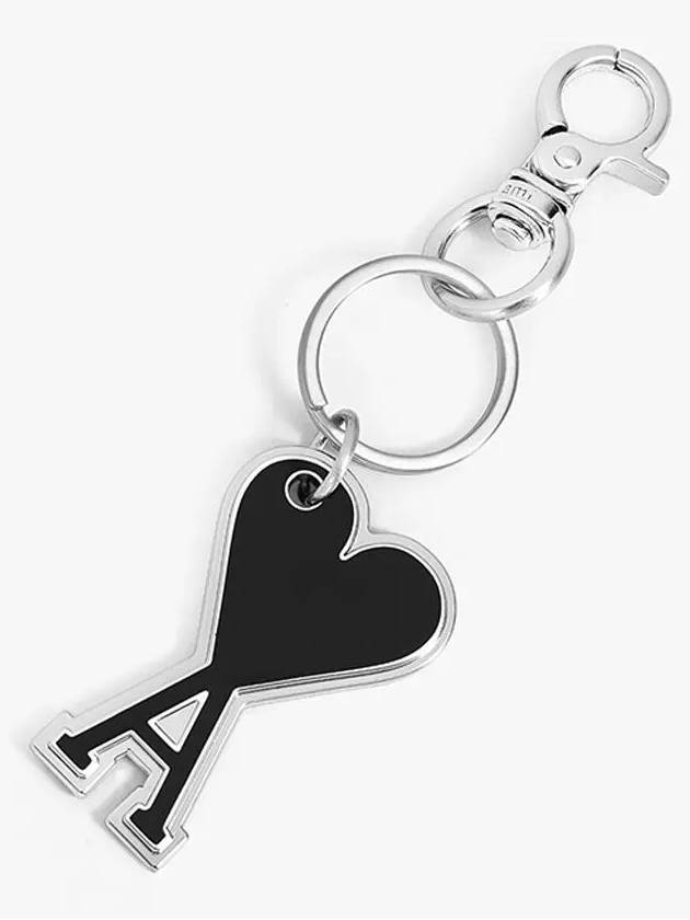 Heart Logo Keyholder Black - AMI - BALAAN 2