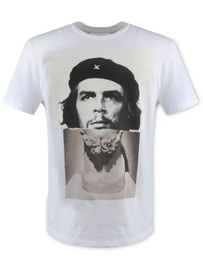 Men's Che Guevara Short Sleeve T-Shirt White - NEIL BARRETT - BALAAN 2