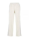 Side Star Logo Track Pants White - GOLDEN GOOSE - BALAAN 2