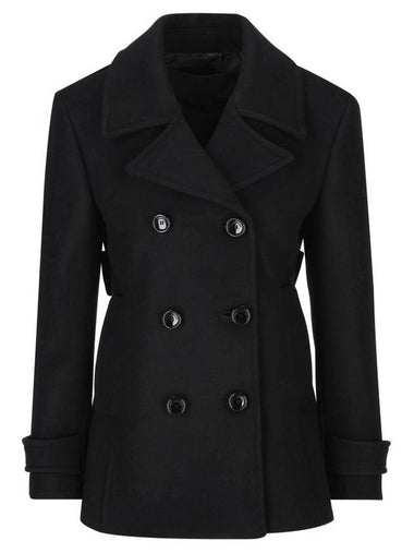 Valentino Garavani Coats Black - VALENTINO - BALAAN 1