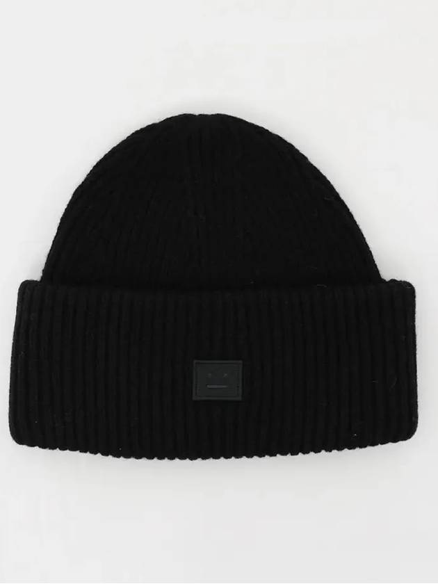 Small Face Logo Beanie Black - ACNE STUDIOS - BALAAN 4