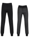 Women s back banding padded match brushed jogger pants BMU4W244W - LUX GOLF - BALAAN 1