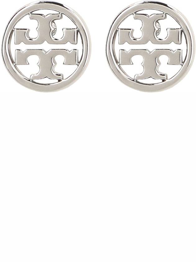 Miller Stud Earrings Silver - TORY BURCH - BALAAN 3