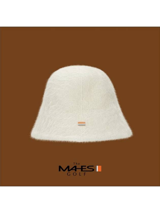 Logo Bucket Hat Ivory Orange Label Angora Bucket Hat EC00680 - MAHES - BALAAN 3