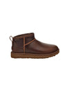 Classic Ultra Mini Leather Middle Boots Ironwood - UGG - BALAAN 1