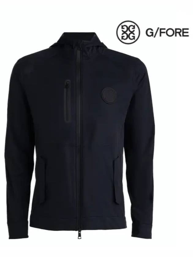 Weather Golf Jacket Windbreaker G4MA23O13O ONYX - G/FORE - BALAAN 1