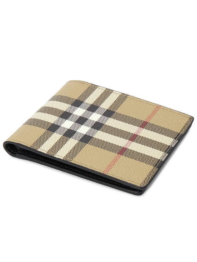 Vintage Check Slim Half Wallet Beige - BURBERRY - BALAAN 4