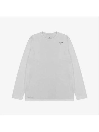 Men's Team Legend Dri Fit Long Sleeve T-Shirt White - NIKE - BALAAN 2