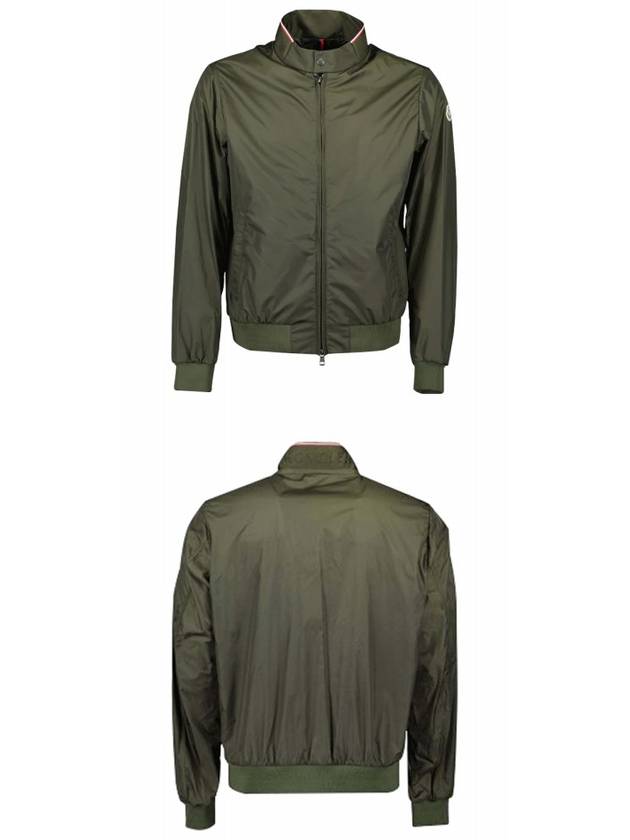 Reppe Rain Zip-Up Jacket Dark Green - MONCLER - BALAAN 5