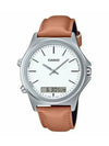 Men's Leather Wrist Watch MTPVC01L7E - CASIO - BALAAN 2