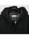 Ines Marechal long hooded shearling coat DISCIPLE BLACK INC004bk - INES & MARECHAL - BALAAN 4