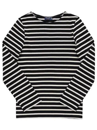 Longsleeved Tshirt 6870 NOIR ECRU Meridien Modern Stripe Longsleeved Tshirt WoLongsleeved Tshirt - SAINT JAMES - BALAAN 1