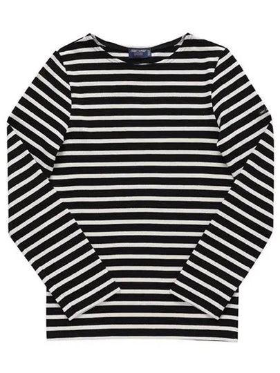 Longsleeved Tshirt 6870 NOIR ECRU Meridien Modern Stripe Longsleeved Tshirt WoLongsleeved Tshirt - SAINT JAMES - BALAAN 2