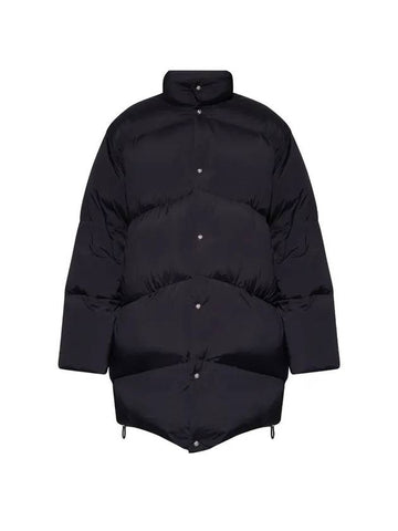 Back Logo Long Padding Black - ACNE STUDIOS - BALAAN 1