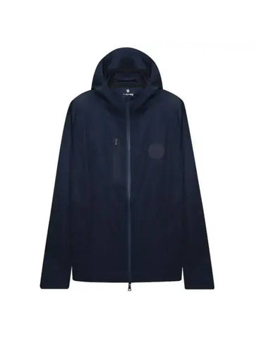 Men's Repeller Soft Shell Hooded Jacket Navy - G/FORE - BALAAN 1