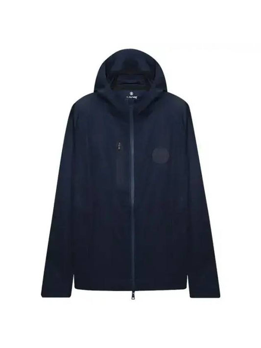 Men's Repeller Soft Shell Hooded Jacket Navy - G/FORE - BALAAN 1